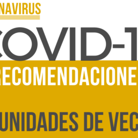 Medidas de prevención en Comunidades de Propietarios en situación de Coronavirus (COVID-19)